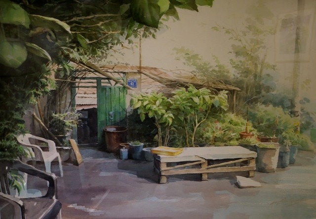 上海-仁川-青岛水彩画交流展