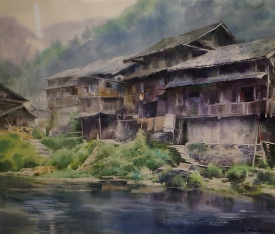 上海-仁川-青岛水彩画交流展