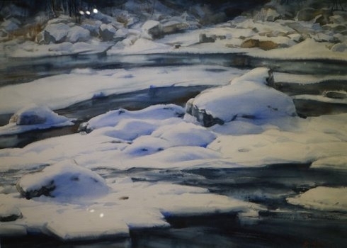 上海-仁川-青岛水彩画交流展