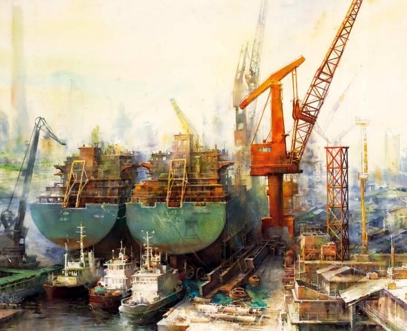 2012上海水彩、水粉画展作品选 