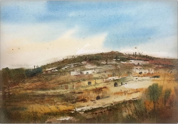 孔凡静风景水彩画作品欣赏 
