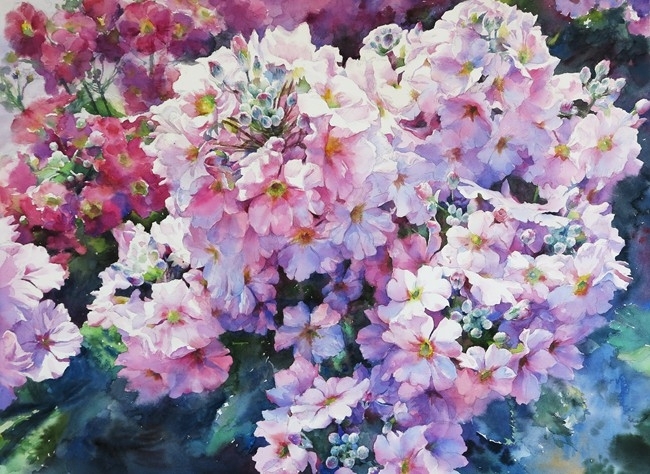 晁铁军水彩画艺术作品欣赏