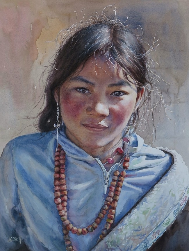 晁铁军水彩画艺术作品欣赏