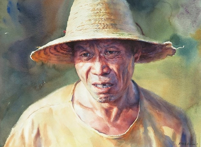 晁铁军水彩画艺术作品欣赏