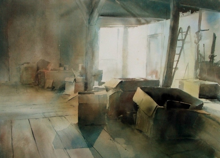 法国水彩画家David.Chauvin作品欣赏