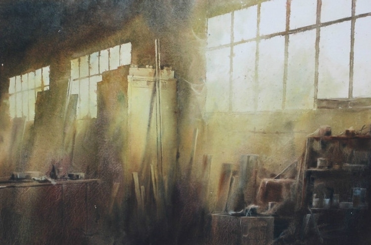 法国水彩画家David.Chauvin作品欣赏