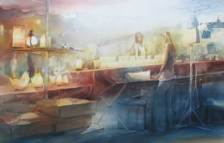 法国水彩画家David.Chauvin作品欣赏