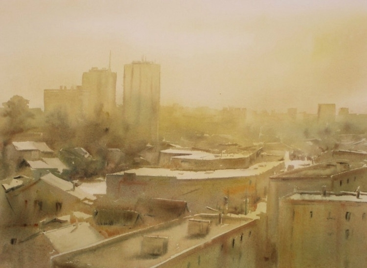 法国水彩画家David.Chauvin作品欣赏