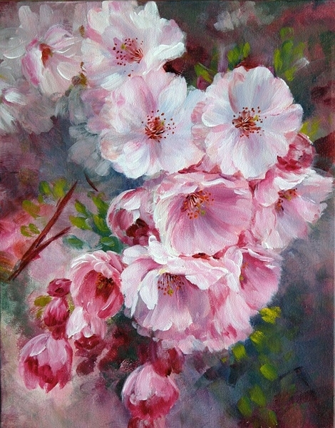 ​玛丽安布鲁姆Marianne Broome水彩花卉作品